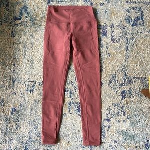 Alo leggings sz sm rose color